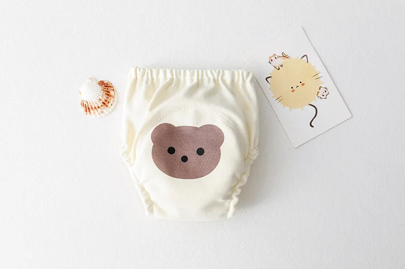 OIMG x ALYAR Cotton Baby Training Pants – Waterproof Washable Diaper Underwear for Toddlers (1–3Y, Unisex)
