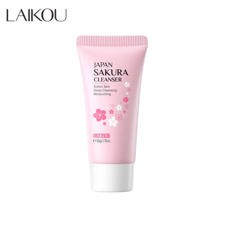 Sakura Pure Foaming Cleanser | LAIKOU × ALYAR Deep Pore & Oil Control 50g