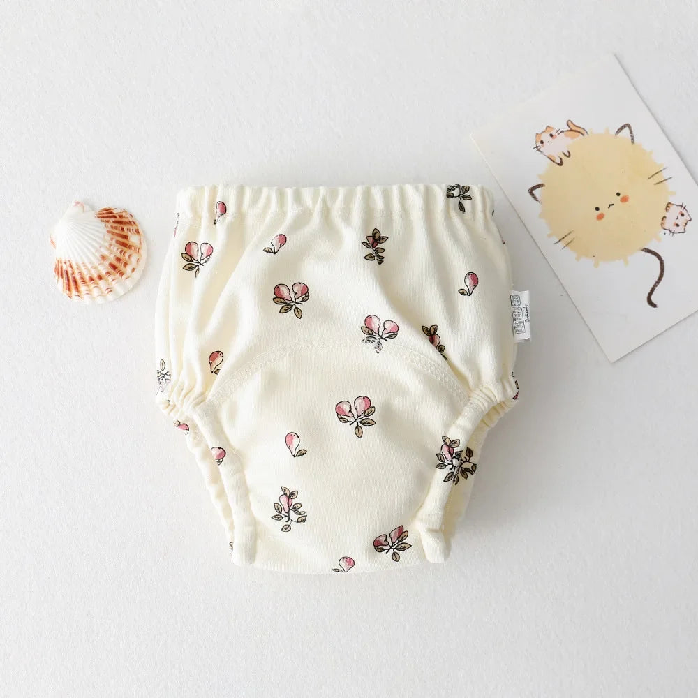 OIMG x ALYAR Cotton Baby Training Pants – Waterproof Washable Diaper Underwear for Toddlers (1–3Y, Unisex)