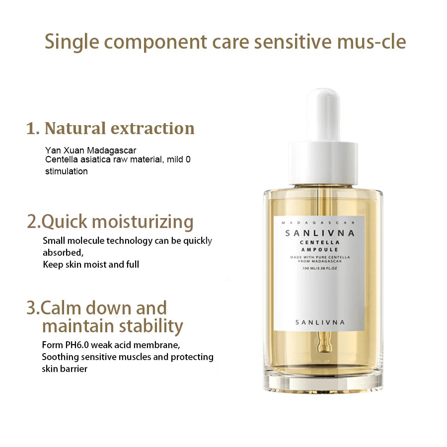 Madagascar Centella Asiatica Ampoule | SANLIWANDA × ALYAR Soothing Hydration Serum 100 ml