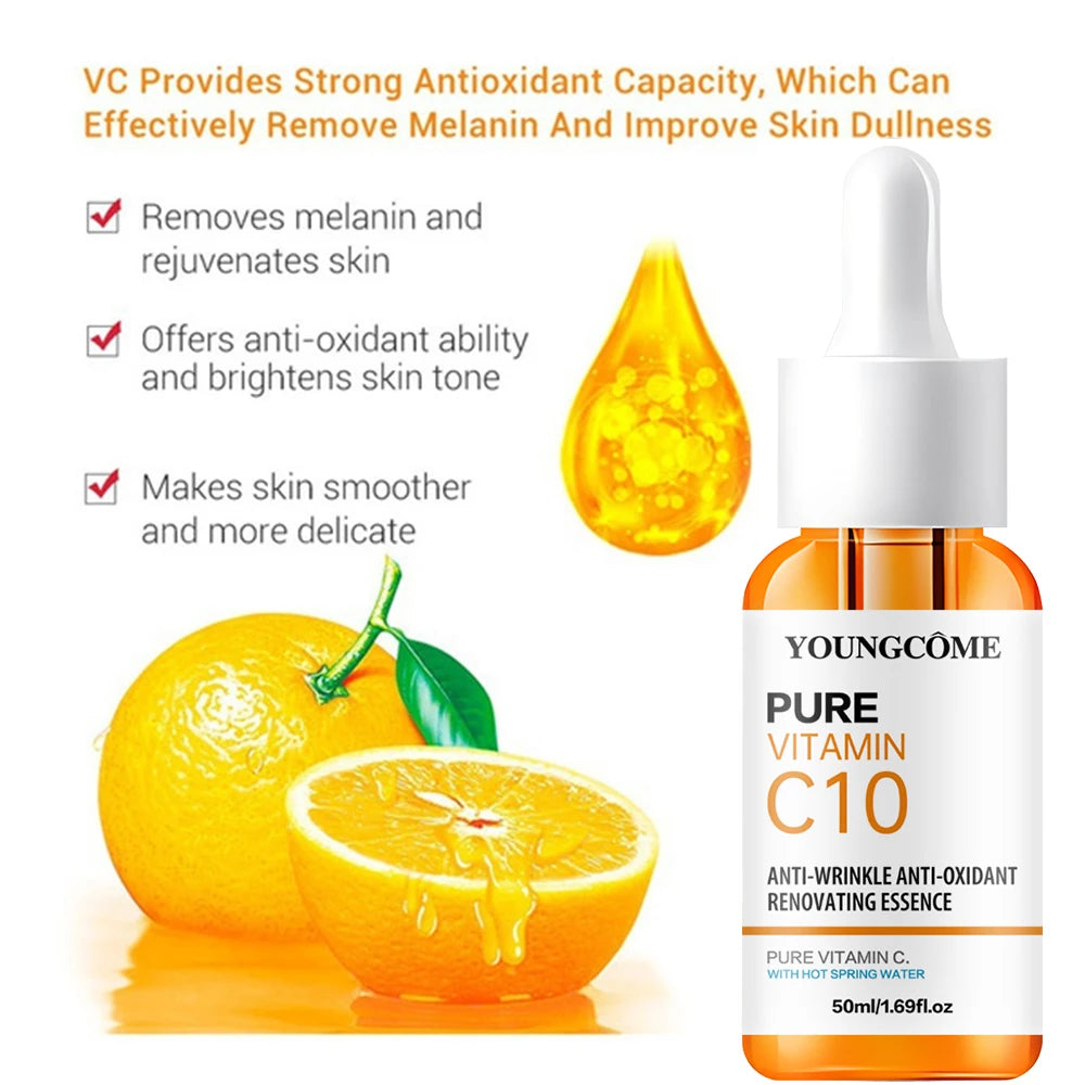 Vitamin C Facial Essence with Hyaluronic Acid | YOUNGCOME × ALYAR Brightening & Moisturizing Serum