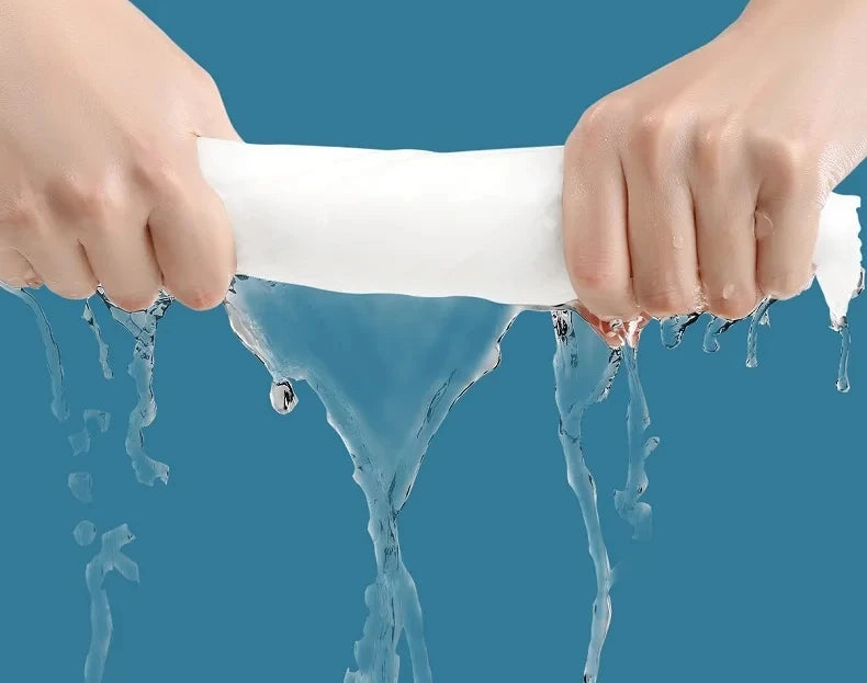 NoNameNull x ALYAR 100% Cotton Disposable Thick Towels – 100/200/300PCS Soft Dry Wipes for Daily Use
