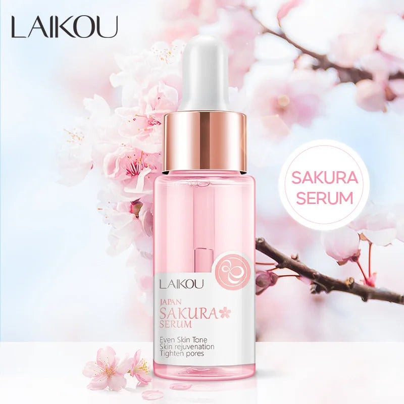 Sakura Revive Anti-Aging Face Serum | LAIKOU × ALYAR Japanese Essence 17 ml / 30 ml