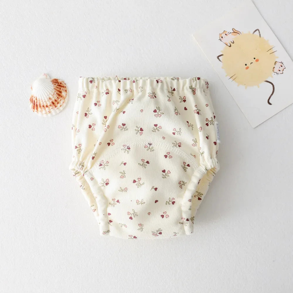 OIMG x ALYAR Cotton Baby Training Pants – Waterproof Washable Diaper Underwear for Toddlers (1–3Y, Unisex)