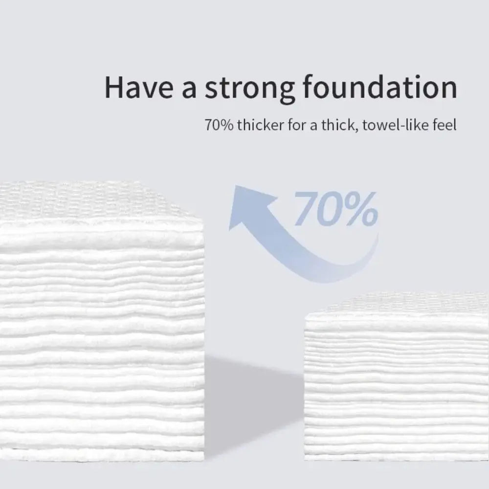 NoNameNull x ALYAR 100% Cotton Disposable Thick Towels – 100/200/300PCS Soft Dry Wipes for Daily Use