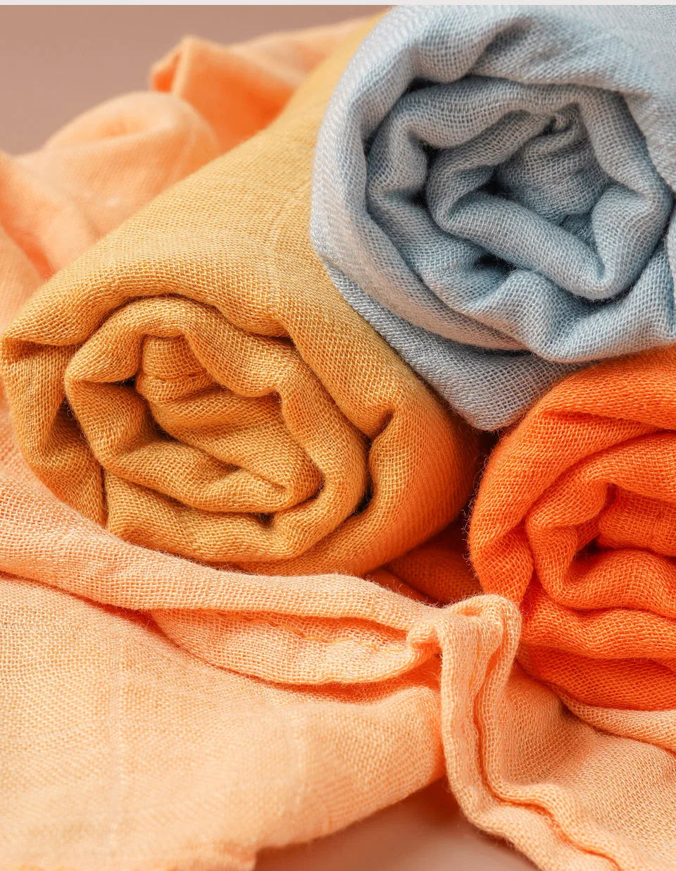 Kangobaby x ALYAR “My Soft Life” 5-Piece Bamboo Cotton Muslin Blanket Set